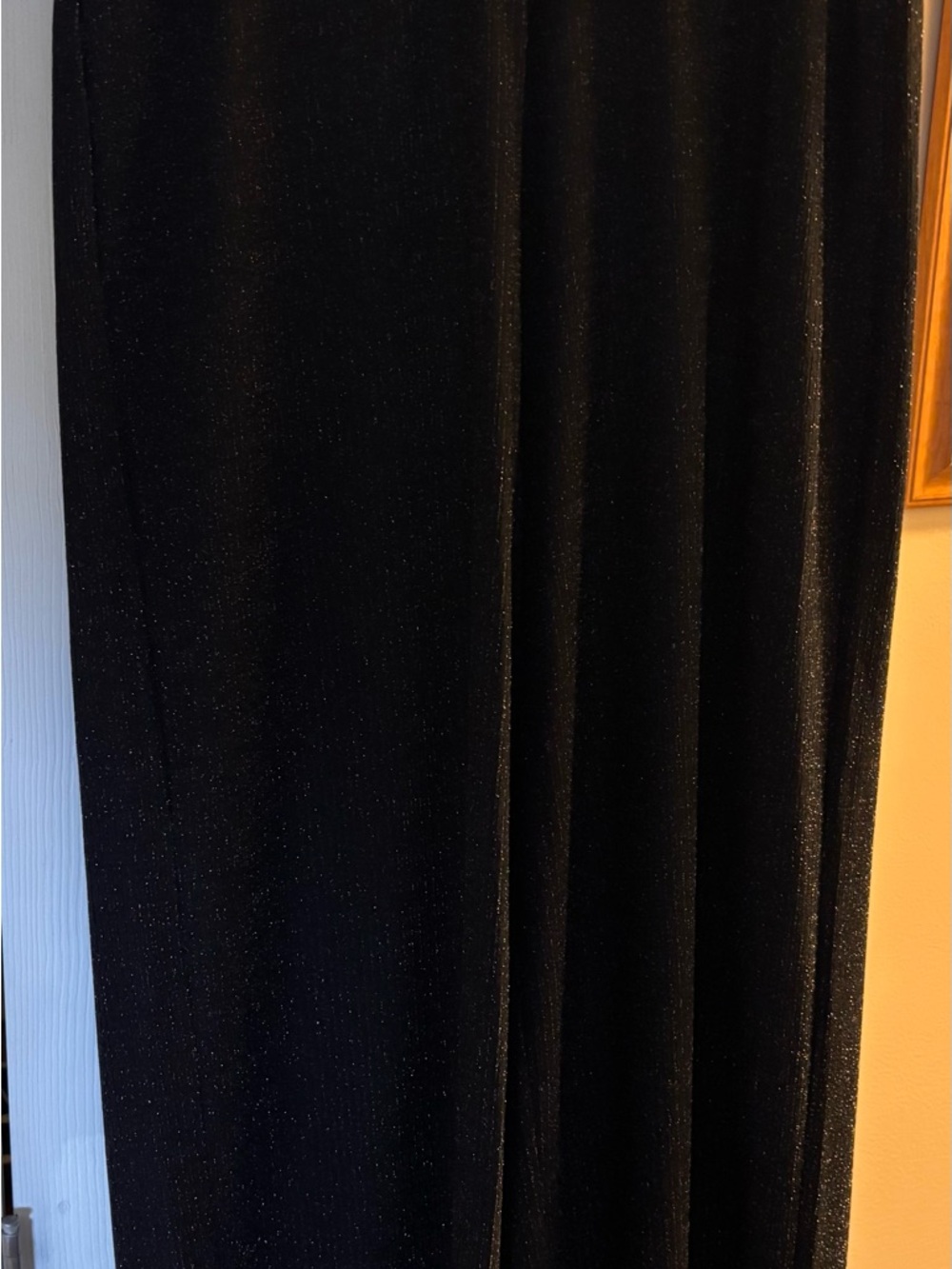 Black Glitter Pants
